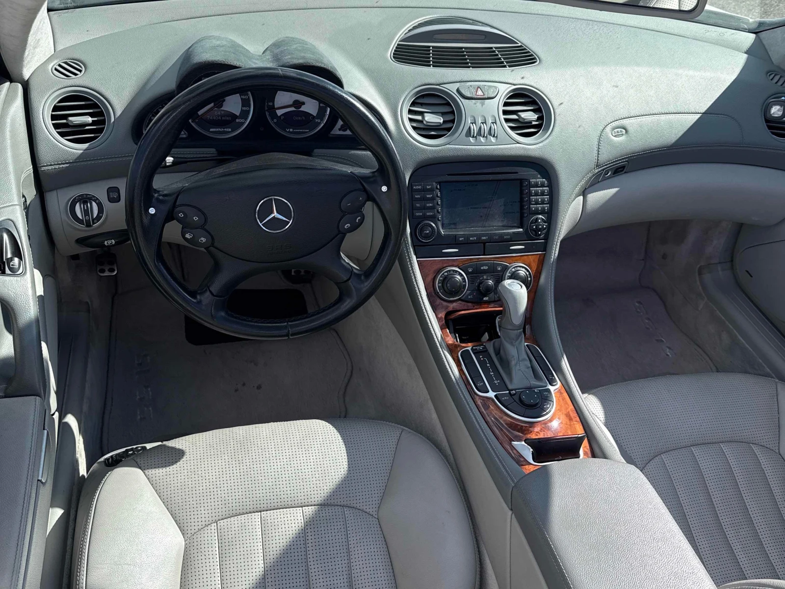 Mercedes-Benz SL 55 AMG * АВТОКРЕДИТ БЕЗ ПЪРВОНАЧАЛНА ВНОСКА* , снимка 9 - Автомобили и джипове - 55996451