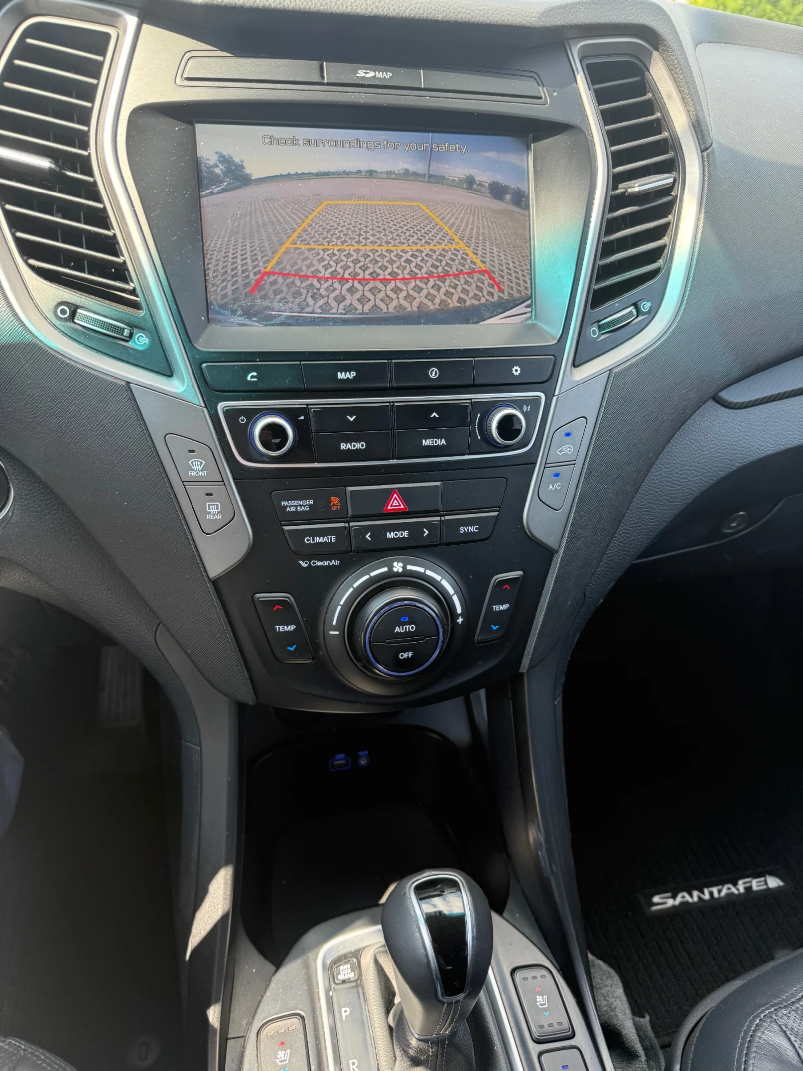 Hyundai Santa fe 2.2 CRDI, 4x4, FACELIFT, ОБДУХВАНЕ , снимка 13 - Автомобили и джипове - 54905726