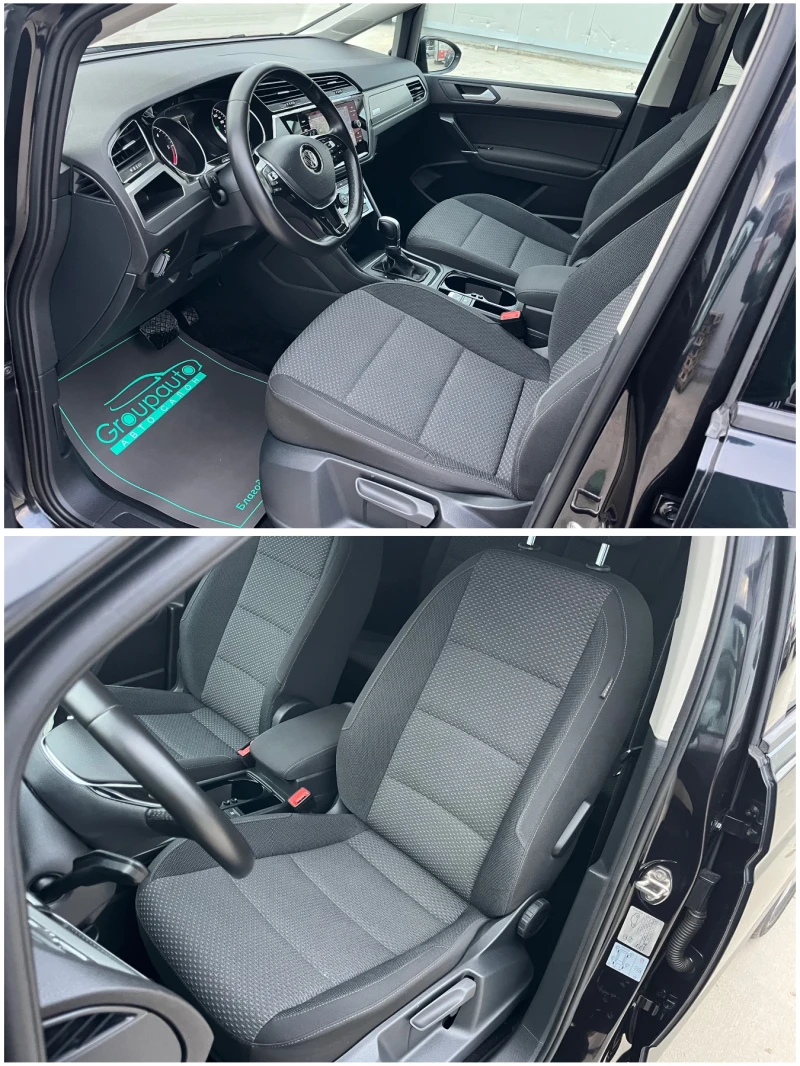 VW Touran 1, 6TDI-116k.с/6+ 1/АВТОМАТИК/НАВИГАЦИЯ/КАТО НОВ!!, снимка 10 - Автомобили и джипове - 49455333