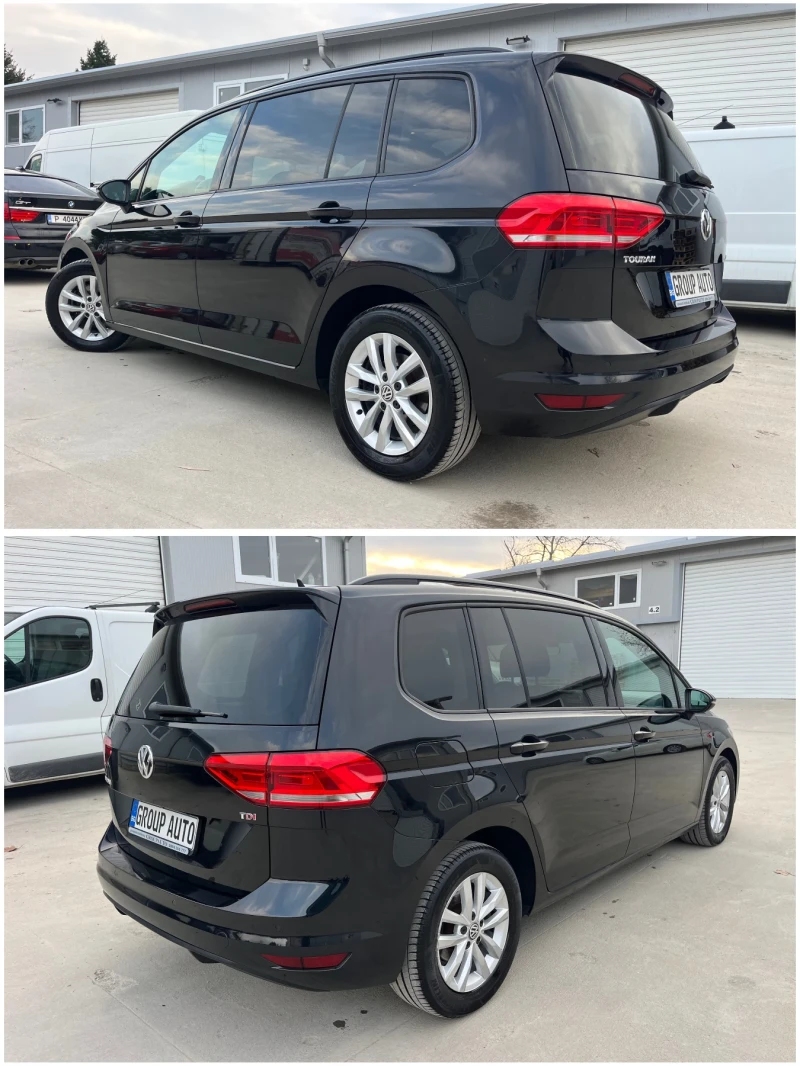 VW Touran 1, 6TDI-116k.с/6+ 1/АВТОМАТИК/НАВИГАЦИЯ/КАТО НОВ!!, снимка 7 - Автомобили и джипове - 49455333