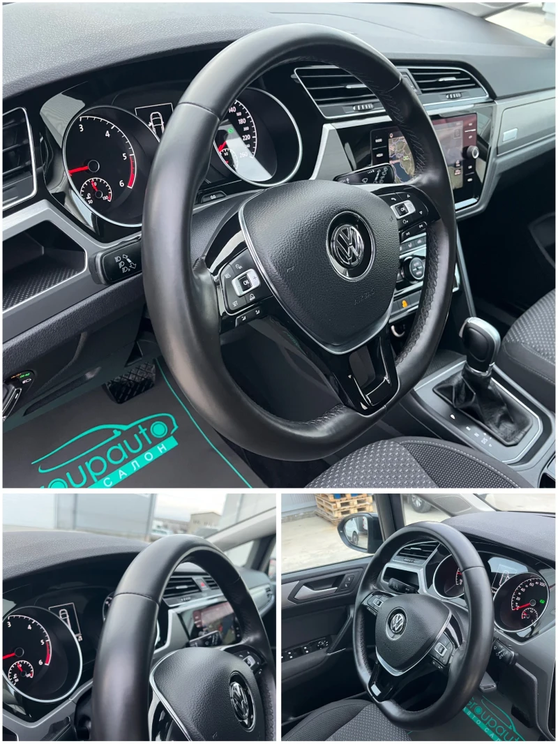 VW Touran 1, 6TDI-116k.с/6+ 1/АВТОМАТИК/НАВИГАЦИЯ/КАТО НОВ!!, снимка 8 - Автомобили и джипове - 49455333