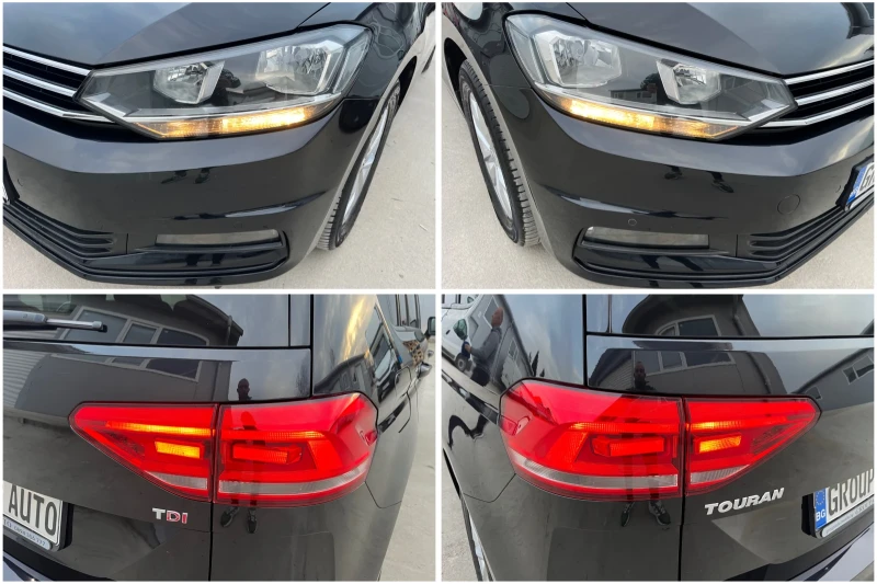 VW Touran 1, 6TDI-116k.с/6+ 1/АВТОМАТИК/НАВИГАЦИЯ/КАТО НОВ!!, снимка 9 - Автомобили и джипове - 49455333