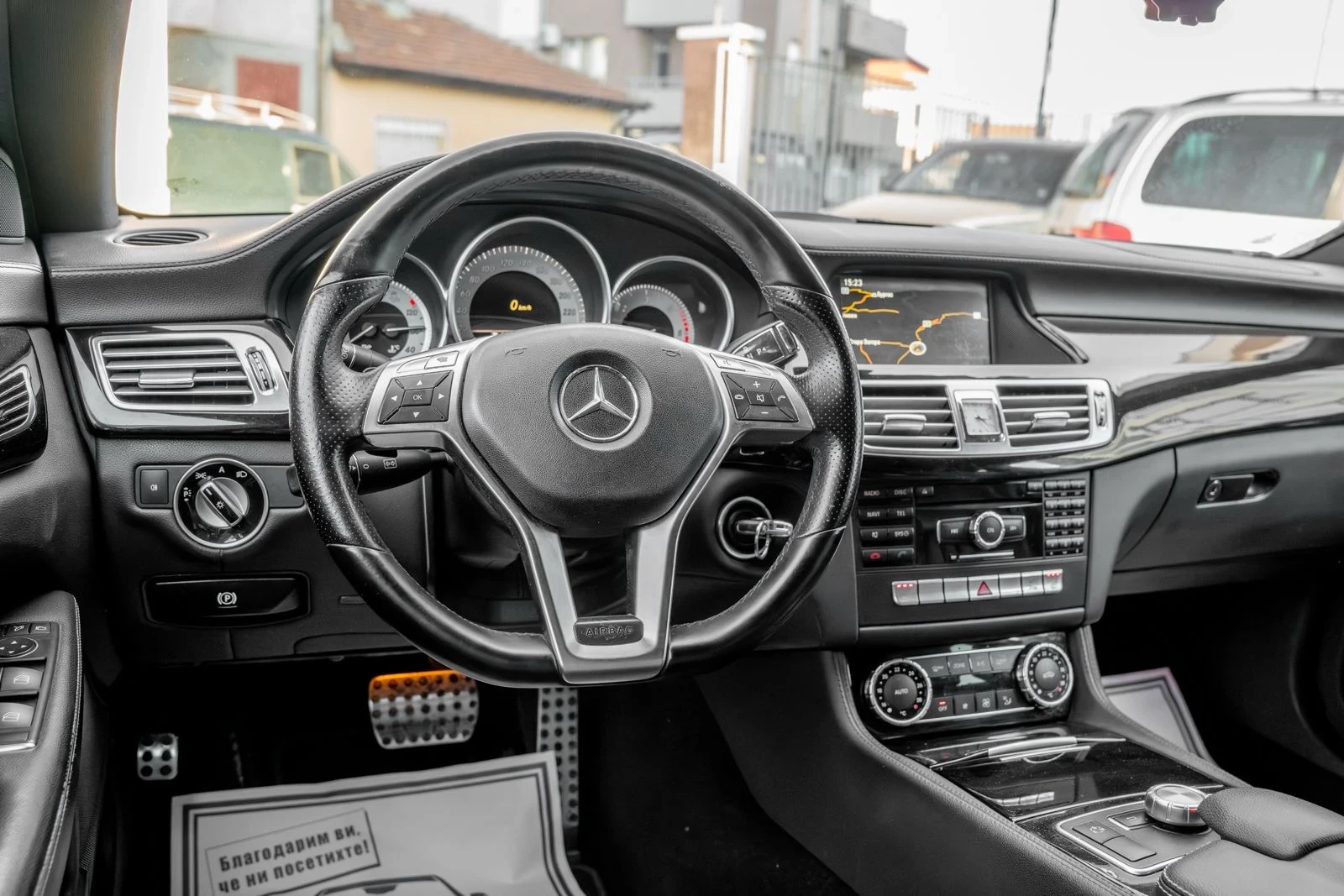 Mercedes-Benz CLS 350 CDI-AMG Line-FULL LED-AMBIENT-NAVI-F1-TOP, снимка 11 - Автомобили и джипове - 53853590