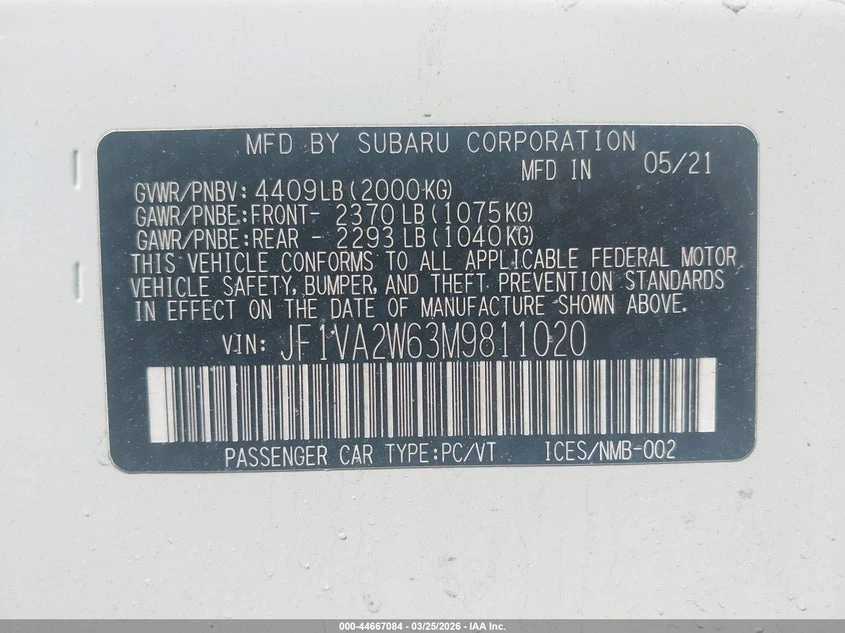 Subaru WRX 2.5l Sti Limited, снимка 9 - Автомобили и джипове - 54363331