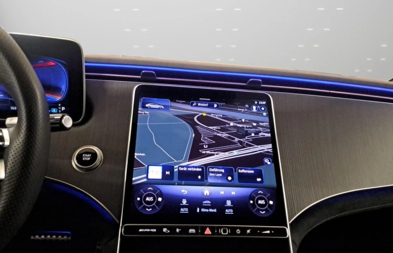 Mercedes-Benz EQE 43 AMG/4-MATIC/BURM/AIRMATIC/DISTRONIC/360/KEYLESS, снимка 10 - Автомобили и джипове - 50877014