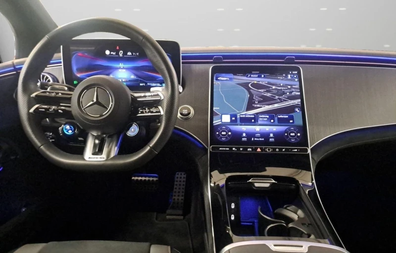 Mercedes-Benz EQE 43 AMG/4-MATIC/BURM/AIRMATIC/DISTRONIC/360/KEYLESS, снимка 12 - Автомобили и джипове - 50877014