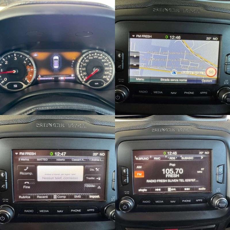 Jeep Renegade 120ps* АВТОМАТ* LIMITED* НАВИ* КАМЕРА, снимка 14 - Автомобили и джипове - 52571880