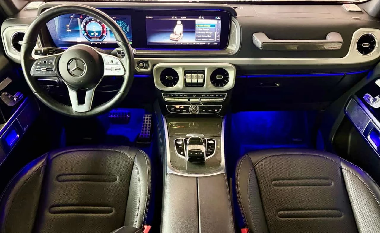 Mercedes-Benz G 500 550/Stage 1/G63 Amg kit/ДИСТРОНИК/МАСАЖИ, снимка 7 - Автомобили и джипове - 54011341