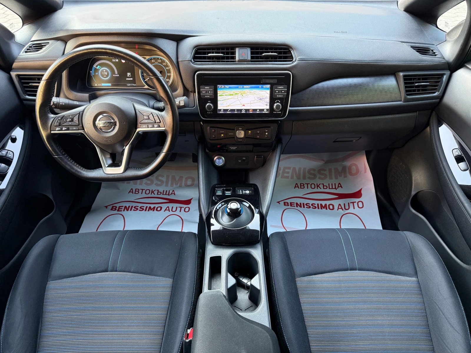 Nissan Leaf  40KW* NAVI* КАМЕРА* , снимка 10 - Автомобили и джипове - 55672971