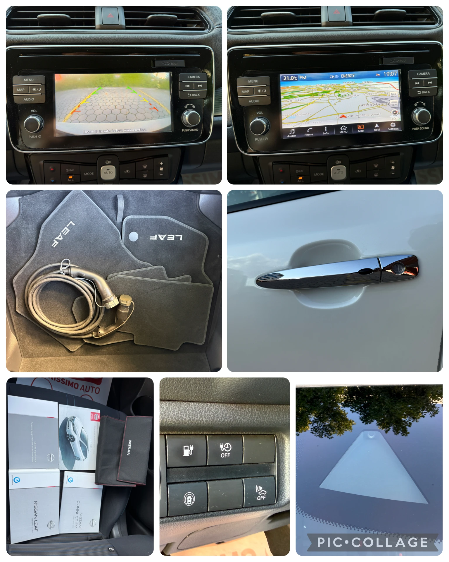Nissan Leaf  40KW* NAVI* КАМЕРА* , снимка 14 - Автомобили и джипове - 55672971