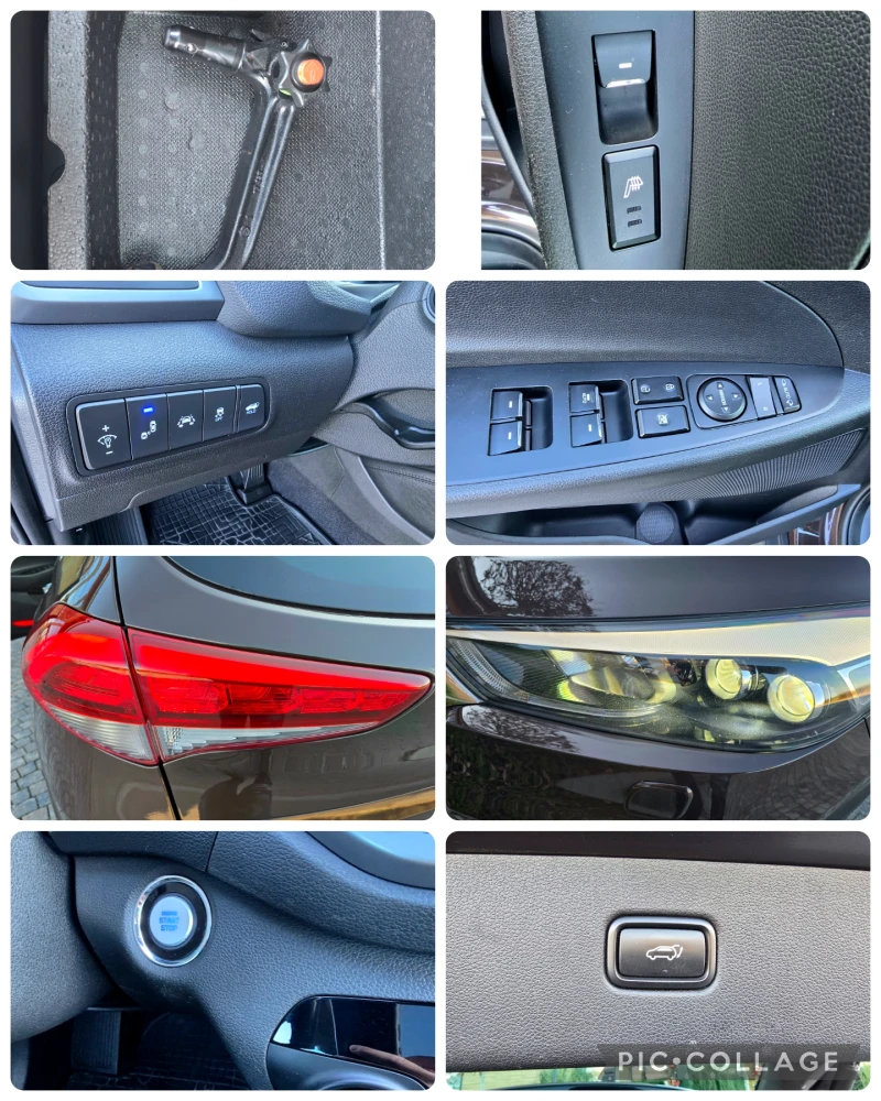 Hyundai Tucson 2.0 CRDI* 4WD* 185* VERTEX* PANORAMA* OBDUXVANE* F, снимка 17 - Автомобили и джипове - 52910312