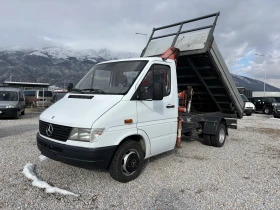 Mercedes-Benz Sprinter 412 D самосвал с кран, снимка 1