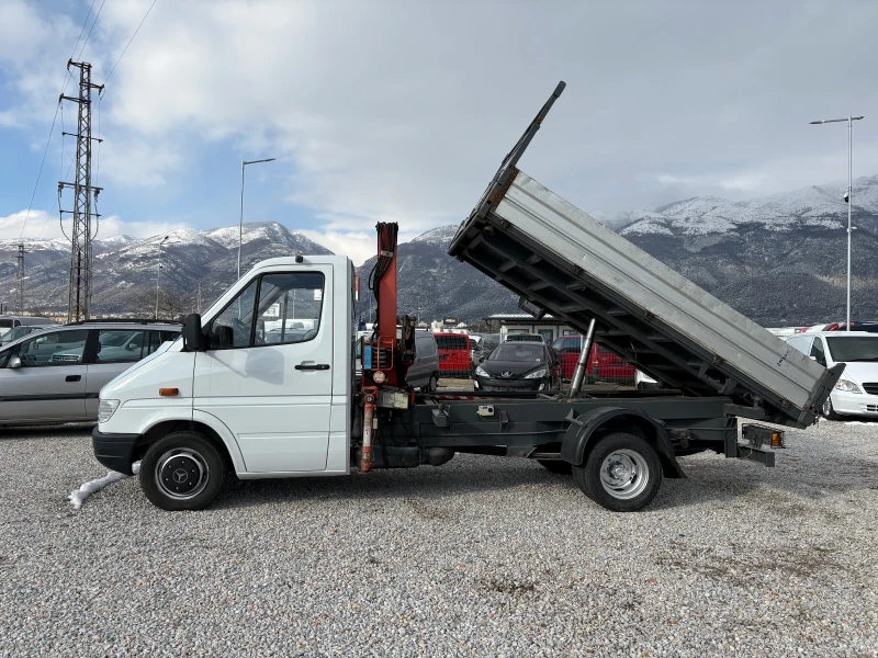 Mercedes-Benz Sprinter 412 D самосвал с кран, снимка 2 - Бусове и автобуси - 49197874