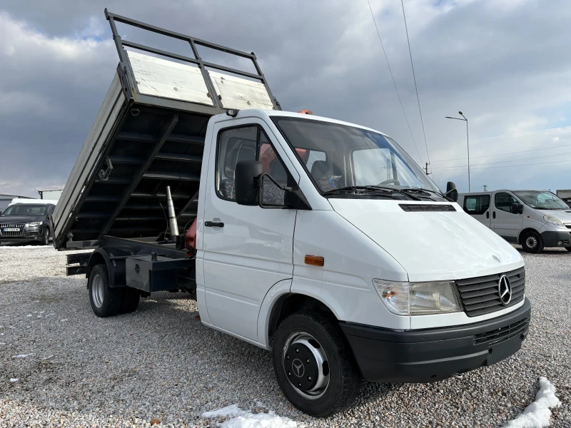 Mercedes-Benz Sprinter 412 D самосвал с кран, снимка 3 - Бусове и автобуси - 49197874