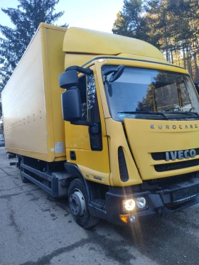 Iveco Eurocargo На части фейслифт 75е16 2012година фургон с падащ , снимка 1