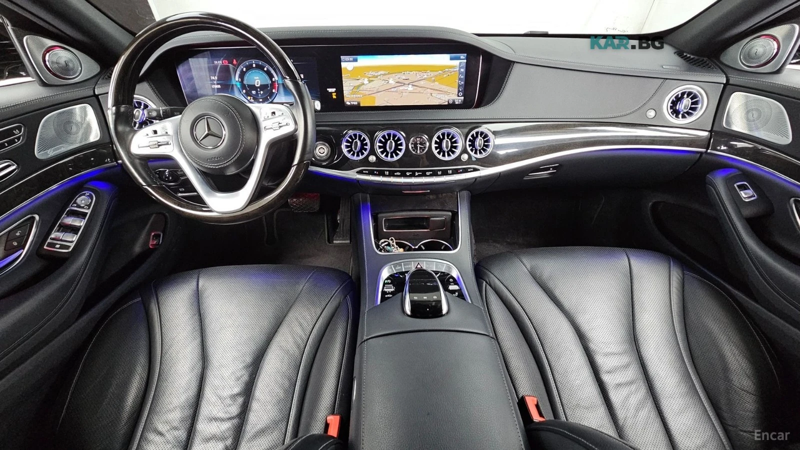 Mercedes-Benz S 350 D* КОЖА* ПОДГРЕВ* ОБДУХВ* BURMASTER* PANO* 360* ХЕ, снимка 6 - Автомобили и джипове - 55994498