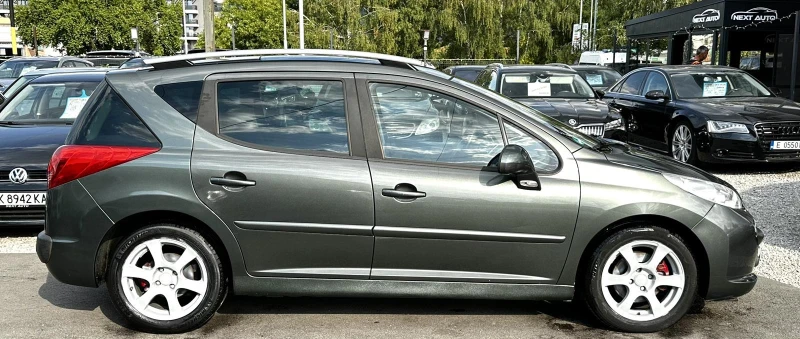 Peugeot 207 SW 1.6HDI 109HP ПАНО ПОДГРЕВ, снимка 4 - Автомобили и джипове - 51595386