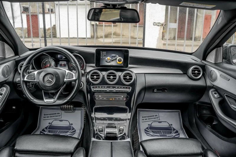 Mercedes-Benz C 220 CDI-AMG-PANORAMA-BURMESTER-AVANTGARDE-ПОДГРЕВ-TOP, снимка 13 - Автомобили и джипове - 53013691