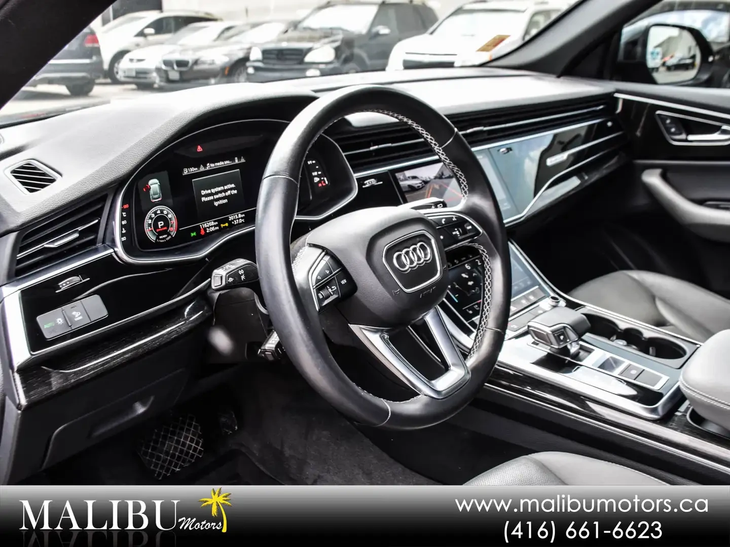 Audi Q8 55TFSI* MATRIX* S* LINE* BLACK* OPTIC* ОБДУХВАНЕ* , снимка 7 - Автомобили и джипове - 54830979