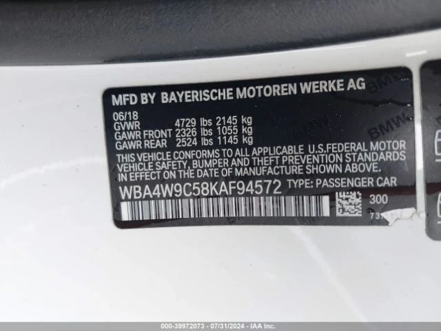 BMW 440 XDRIVE M броня М волан, снимка 14 - Автомобили и джипове - 47213460