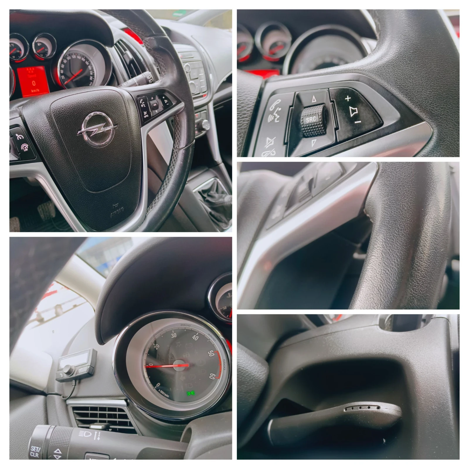 Opel Zafira * 2.0d* 130к.с.* 6+ 1 места* 2014г.* Evro 5b* , снимка 10 - Автомобили и джипове - 53562795