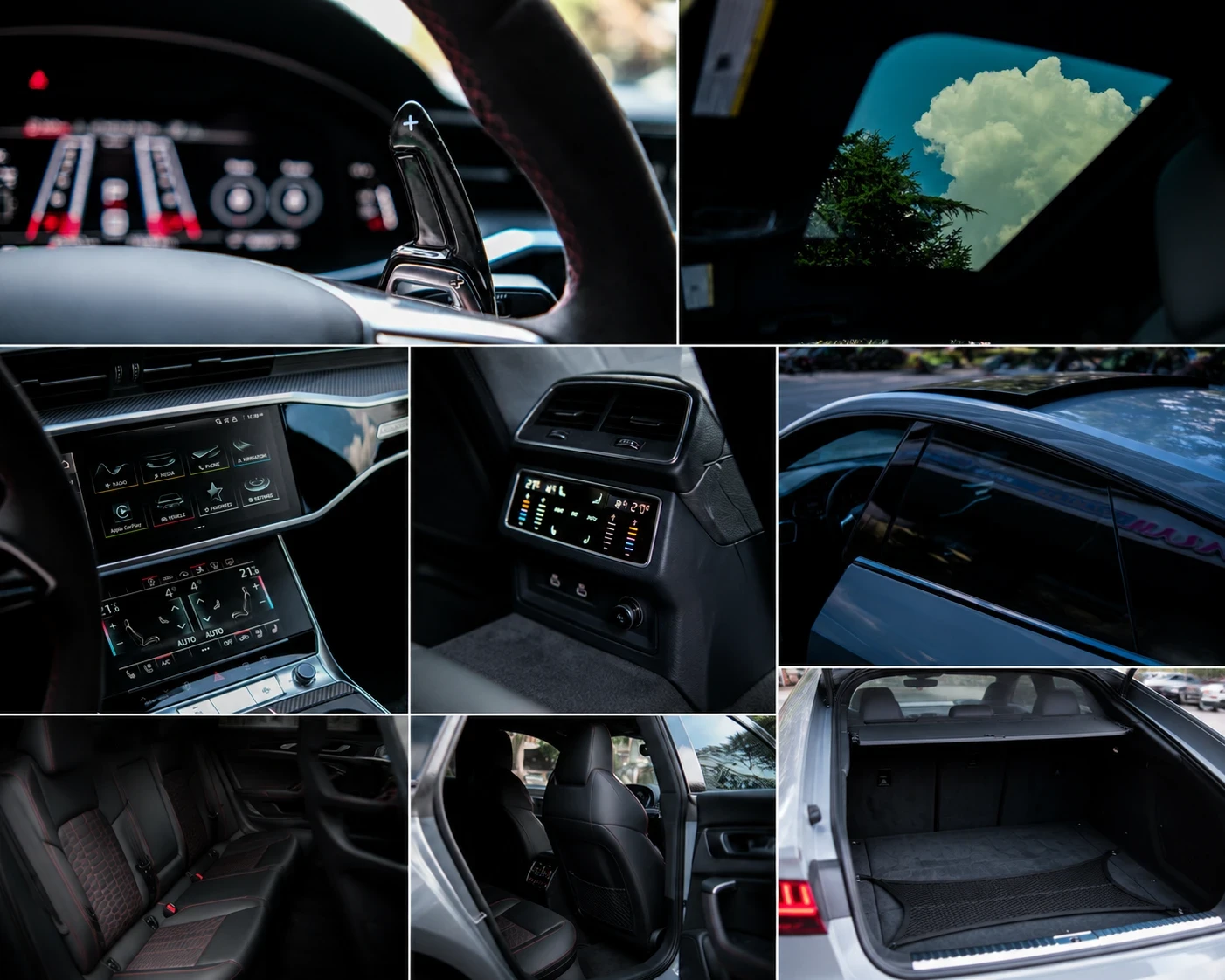 Audi Rs7 SPORTBACK MATRIX CARBON ПАНО В&0, снимка 16 - Автомобили и джипове - 55420151