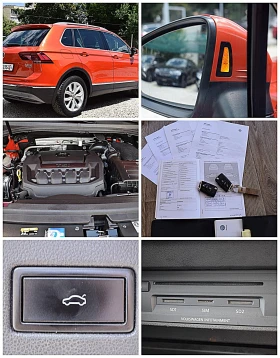 VW Tiguan 2.0ШВЕЙЦАРИЯ-ДИСТРОНИК/КОЖА/НАВИ/LANE ASSIST/4x4 - 34650 лв. - 34421260 16