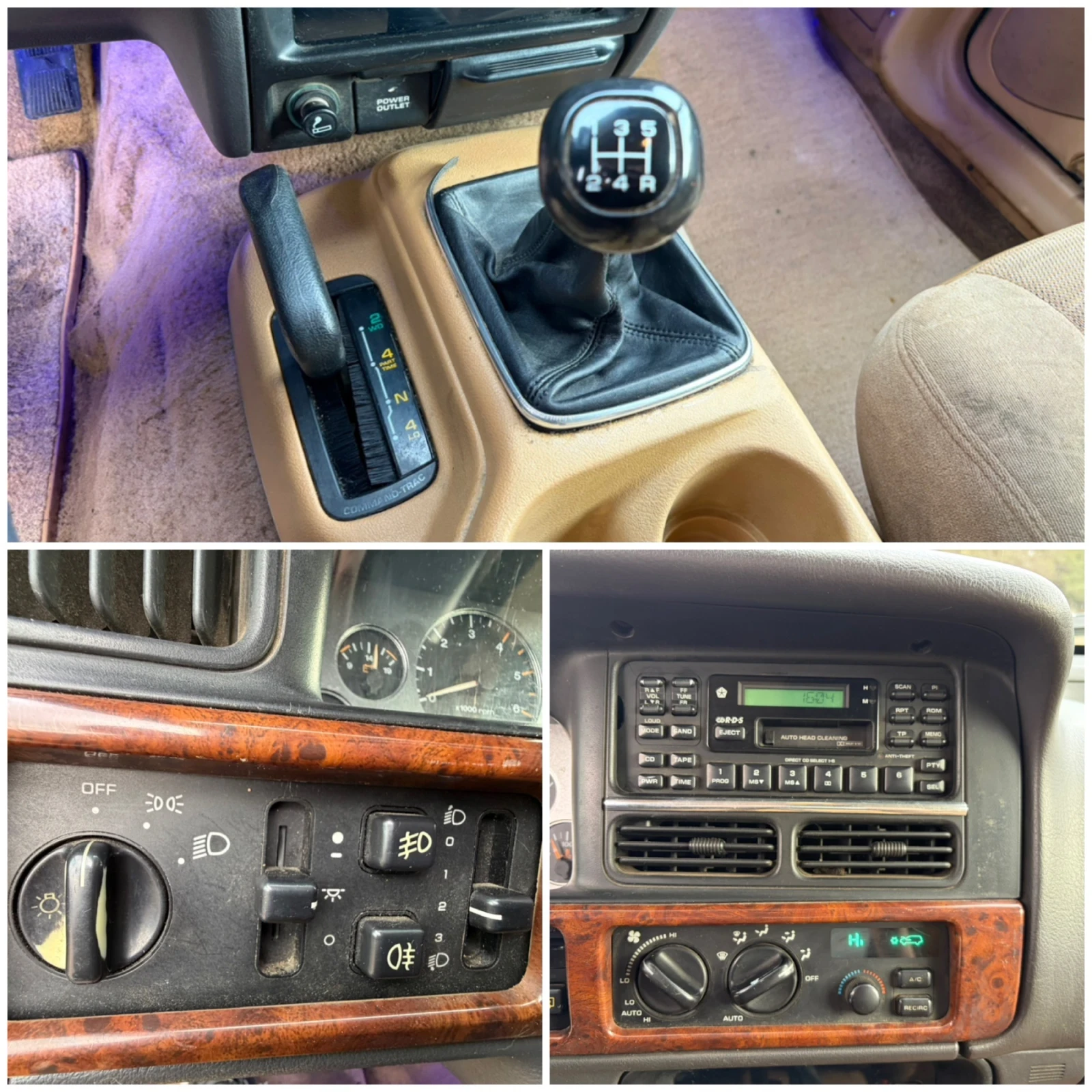 Jeep Grand cherokee 2.5d 116hp 4x4, снимка 14 - Автомобили и джипове - 53596608