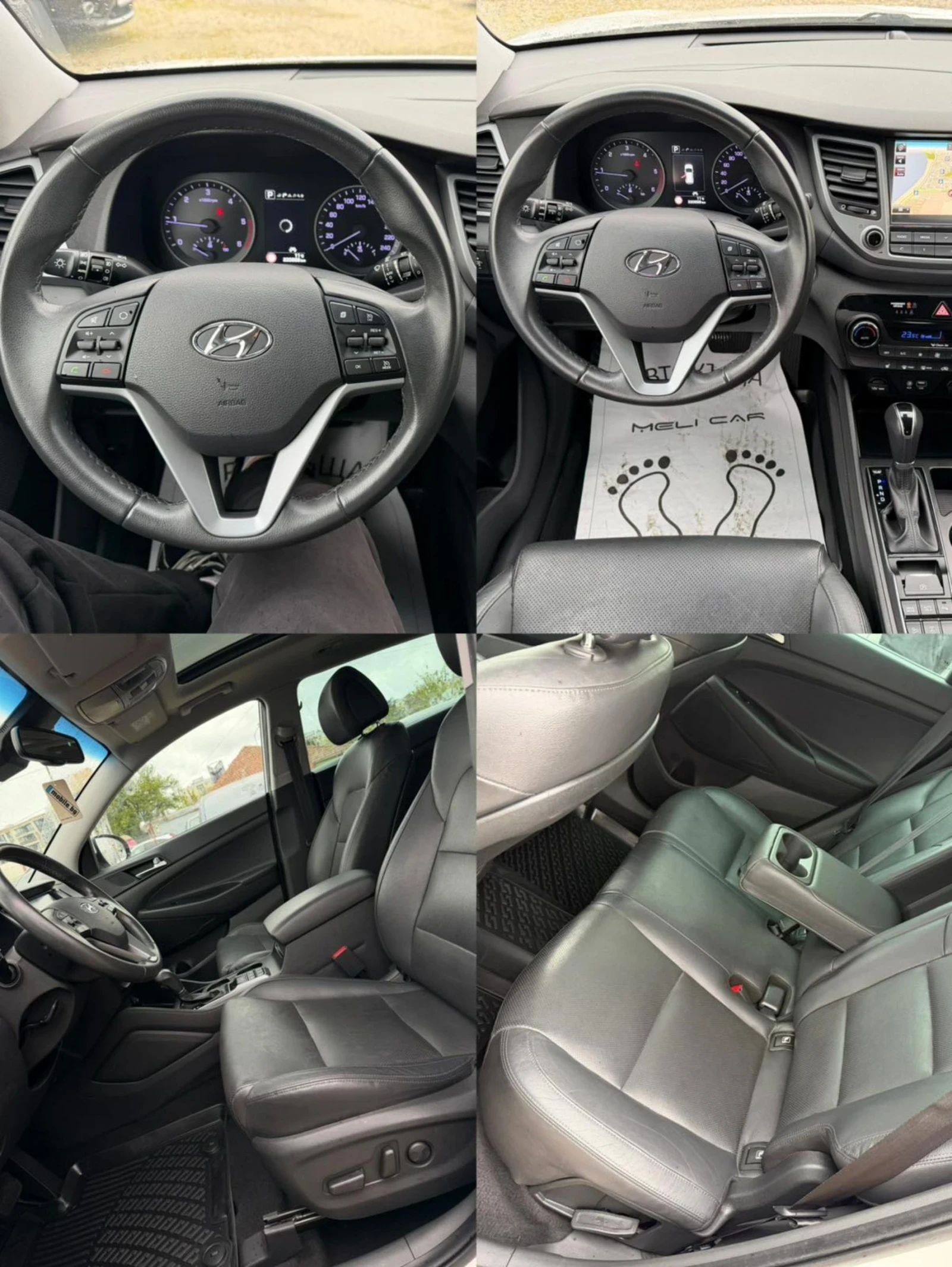 Hyundai Tucson 2.0CRDI 4X4 FULL ПАНОРАМА КАМЕРА ЛИЗИНГ ВИДЕО , снимка 11 - Автомобили и джипове - 54382796