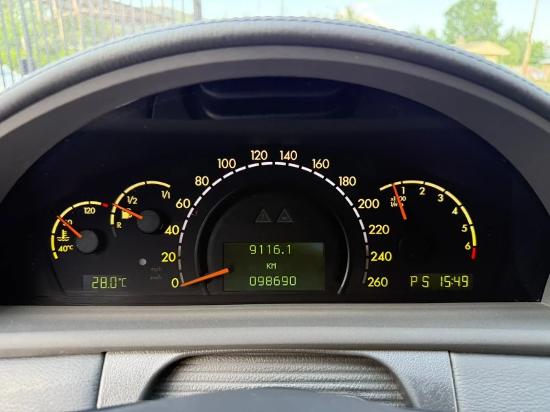 Mercedes-Benz CL 500 5.0 Бензин, 306 к.с., Всички екстри, 98000км. ТОП, снимка 15 - Автомобили и джипове - 50567944