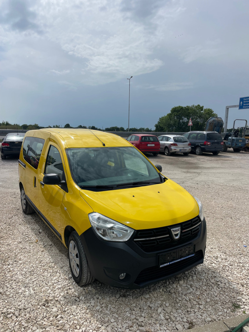 Dacia Dokker 1.5tdci заводски жълт цвят.гарантирани километри., снимка 2 - Автомобили и джипове - 45860756