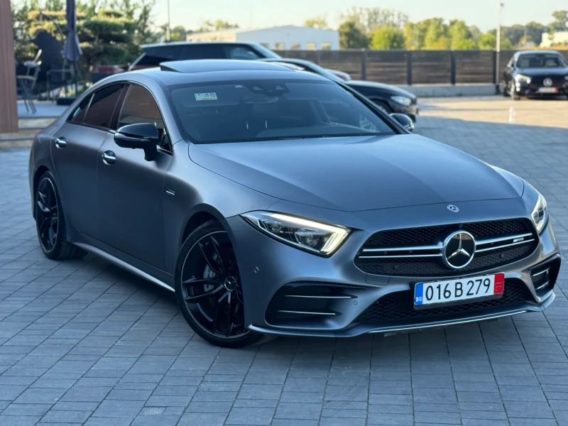 Mercedes-Benz CLS 53 AMG Silver Mat Уникален Цвят= Фул Екстри* * * * 