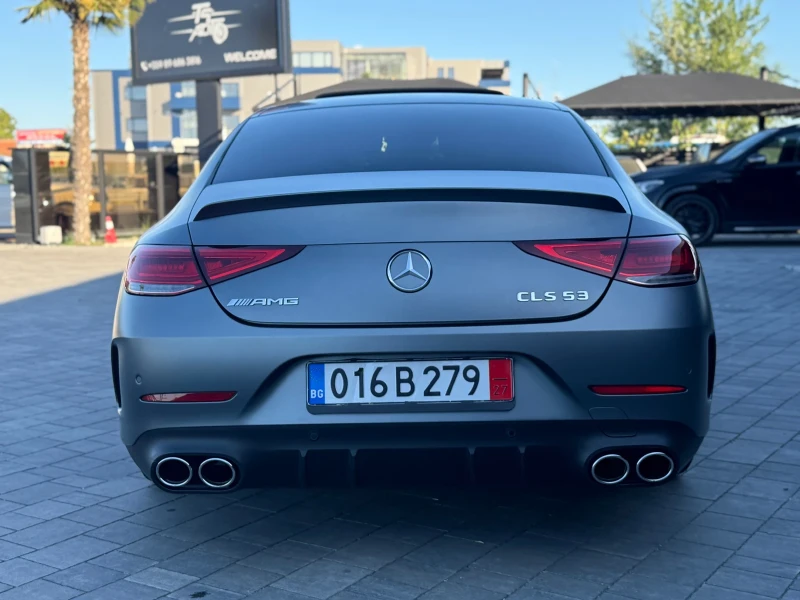 Mercedes-Benz CLS 53 AMG Silver Mat Уникален Цвят= Фул Екстри* * * * , снимка 5 - Автомобили и джипове - 51198670