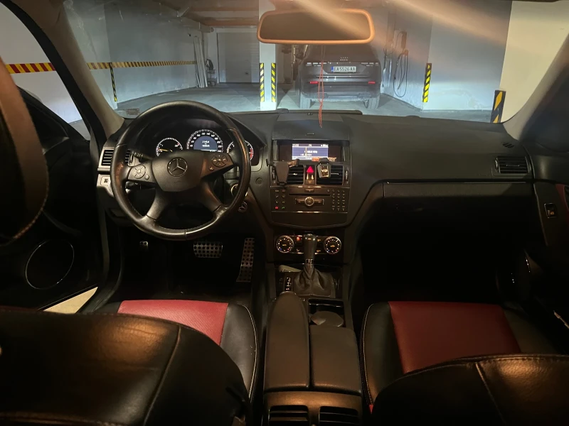 Mercedes-Benz C 220 646/ЧЕРВЕНА КОЖА/ДВА КЛЮЧА, снимка 3 - Автомобили и джипове - 53144208