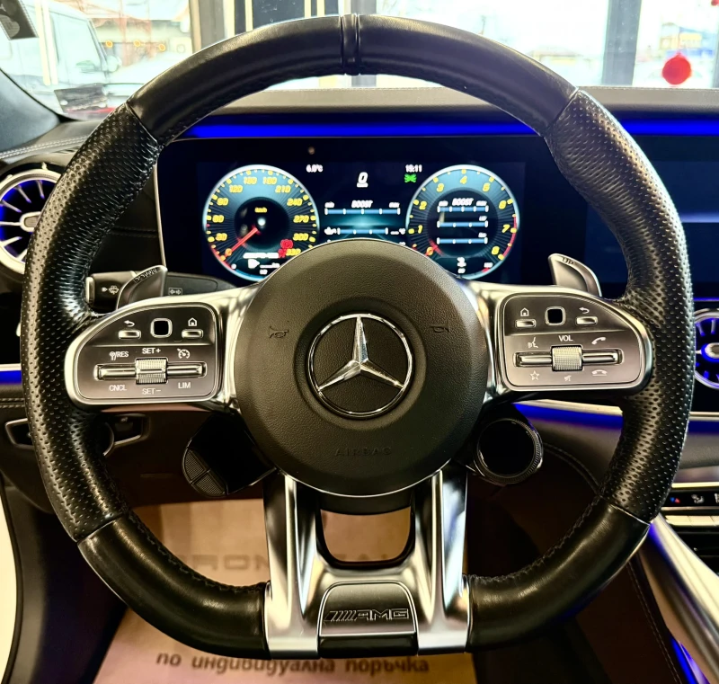 Mercedes-Benz GT 43 AMG* 4Matic Plus* 9-G Tronic* Подгрев* Лизинг, снимка 11 - Автомобили и джипове - 53179921
