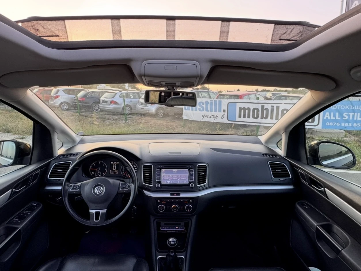 VW Sharan 2.0TDI/Паномара/Full LED, снимка 12 - Автомобили и джипове - 55827105