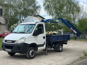 Iveco 35c13 Самосвал с Кран N1, регистриран, снимка 5