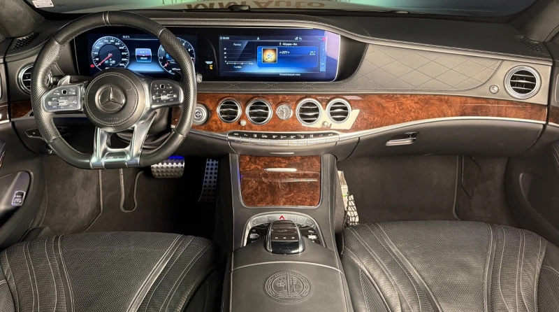 Mercedes-Benz S 63 AMG 4M+ * Facelift* Burmester* Pano* HuD, снимка 12 - Автомобили и джипове - 51295045