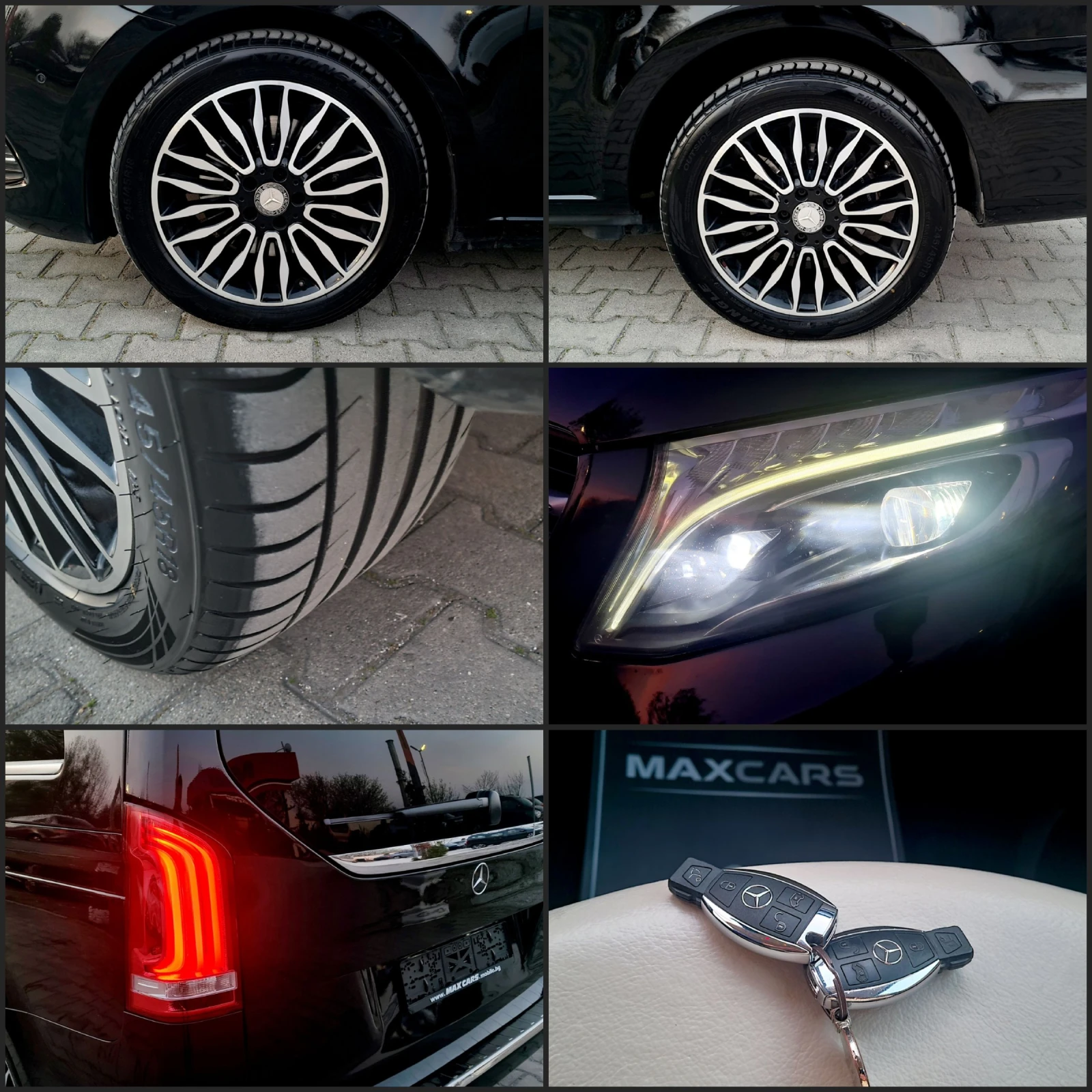 Mercedes-Benz V 300 250CDI LONG* MAX FULL, снимка 14 - Автомобили и джипове - 54197294