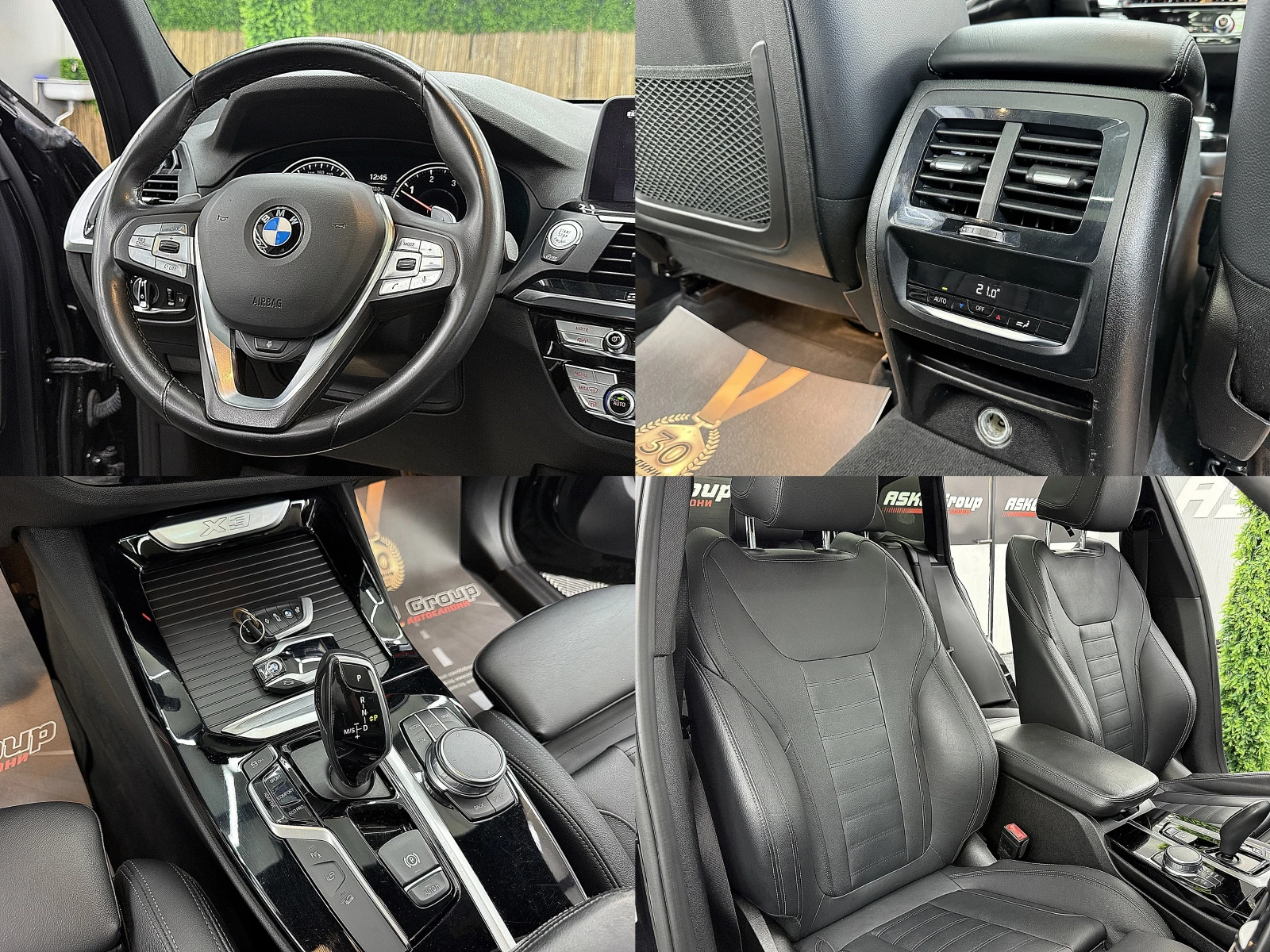 BMW X3 PANORAMA/M-paket/KeylessGo/360-k/СОБСТВЕН ЛИЗИНГ, снимка 11 - Автомобили и джипове - 54712146