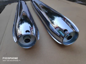 Чисто нови ауспуси за мотопед JAWA TS350, снимка 4