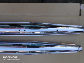 Чисто нови ауспуси за мотопед JAWA TS350, снимка 2