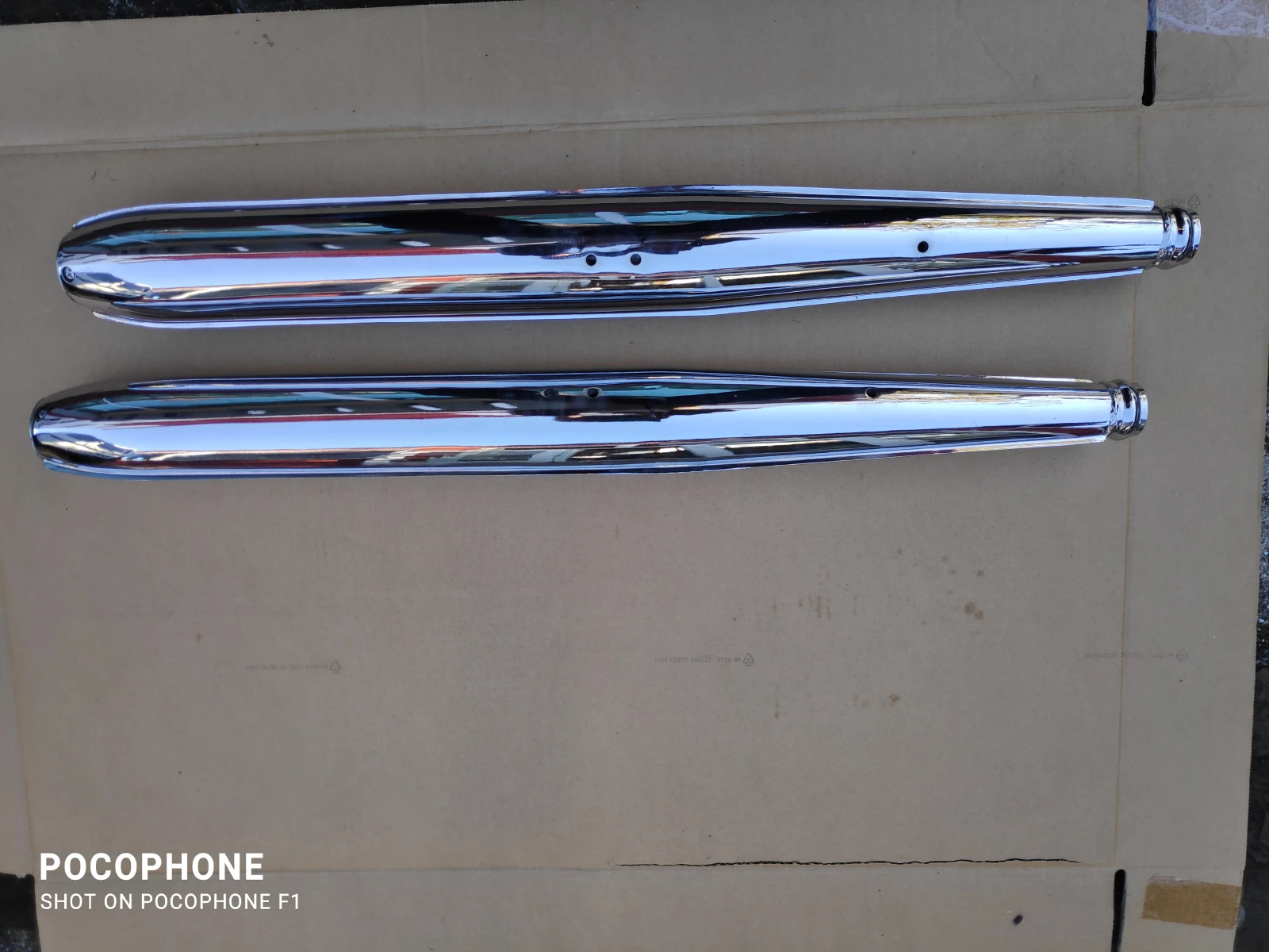 Чисто нови ауспуси за мотопед JAWA TS350