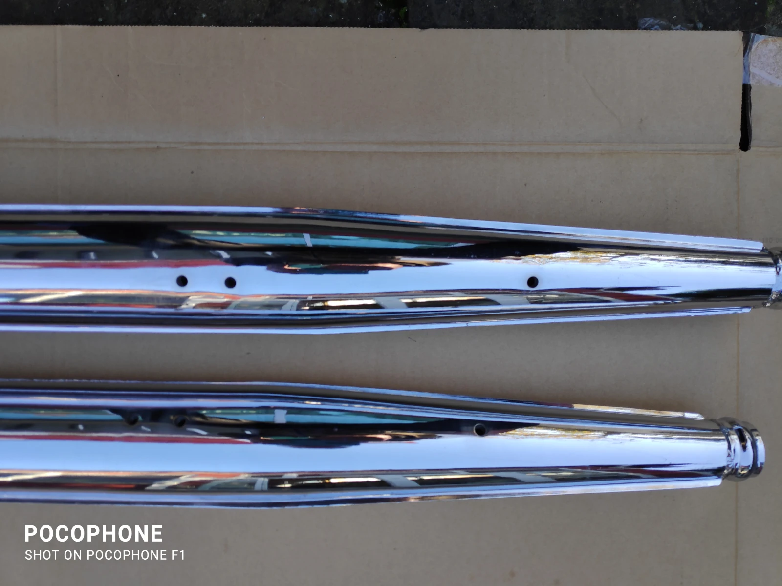 Чисто нови ауспуси за мотопед JAWA TS350, снимка 2 - Части - 54233345