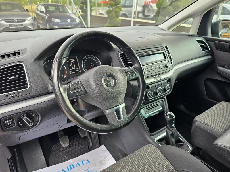 VW Sharan 2.0TDI 140кс 4MOTION, снимка 13 - Автомобили и джипове - 46973985