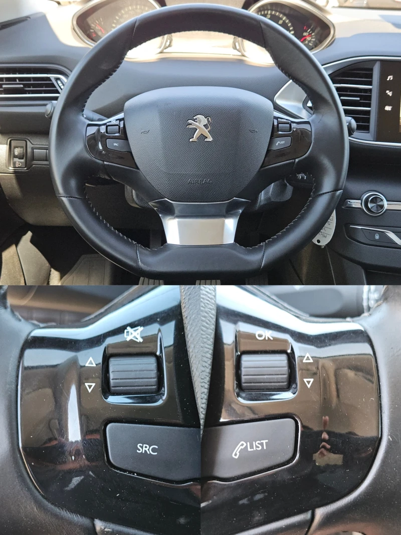 Peugeot 308 1.5BlueHDI/BLACK FRIDAY/ACC/LED/NAVI/БЛУТУТ/EURO 6, снимка 11 - Автомобили и джипове - 51523998