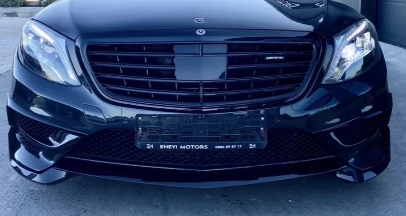 Mercedes-Benz S 63 AMG Оригинален АМГ пакет с брабус тунинг добавки, снимка 2 - Автомобили и джипове - 52119842