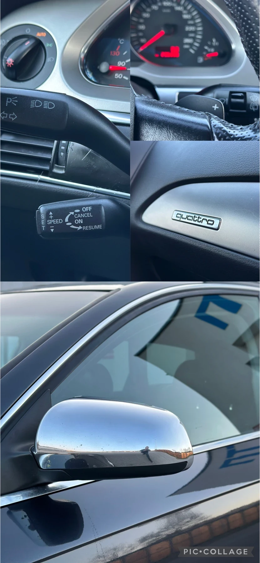 Audi A6 2.7TDI* S-line* Quattro* Кожа* Подгрев* Автоматик*, снимка 15 - Автомобили и джипове - 53839480