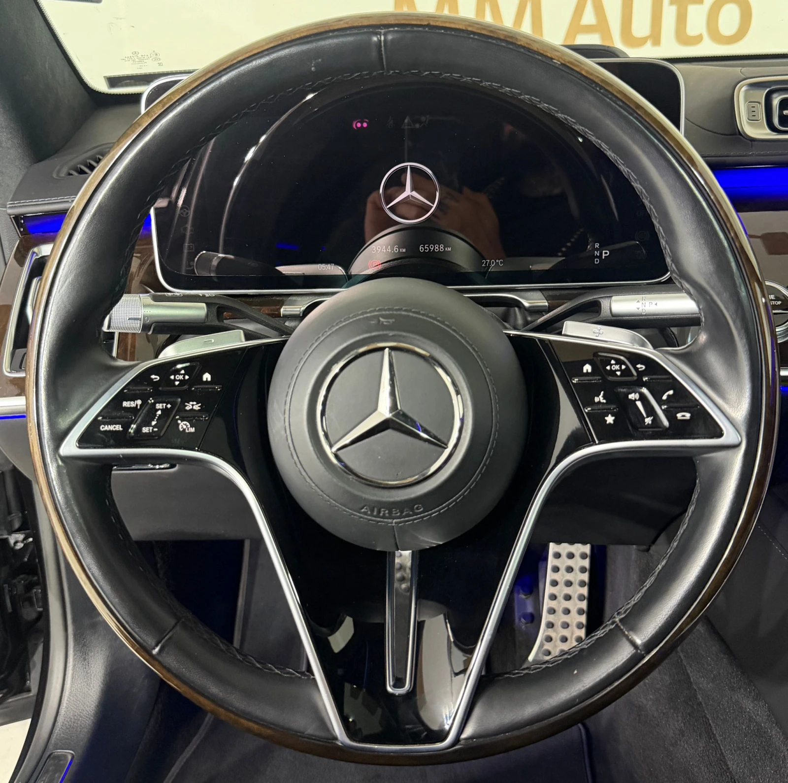 Mercedes-Benz S 400 d Long* 4M AMG* TV* Chauffeur* HuD* Pano, снимка 14 - Автомобили и джипове - 55055520
