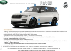 Land Rover Range rover ARMORED* НОВ* 4780км* VR7* КАПСУЛА*  | Auto.bg — изображение 12